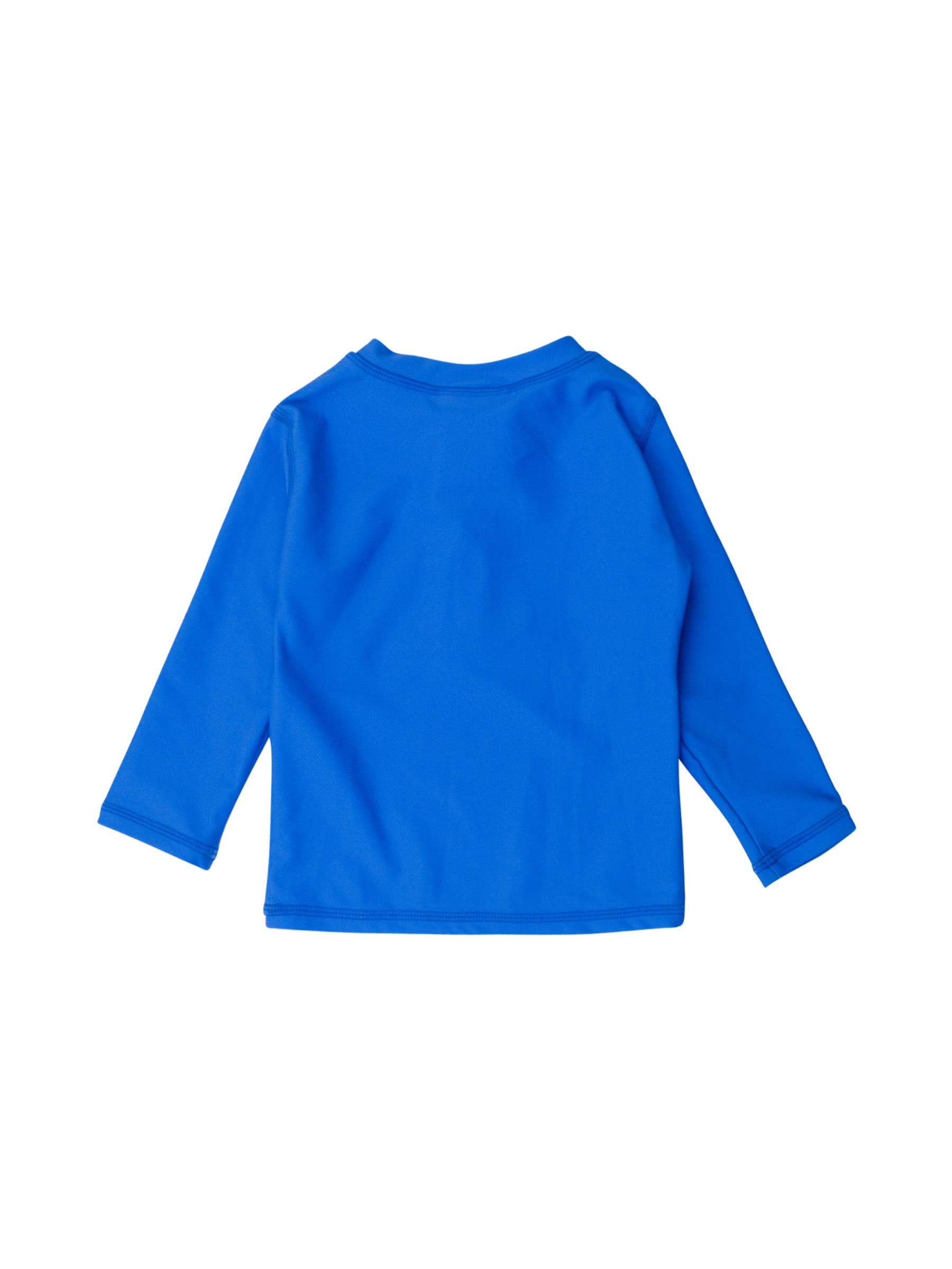 Boys Sonic Blue Long Sleeve Zipper Rash Guard