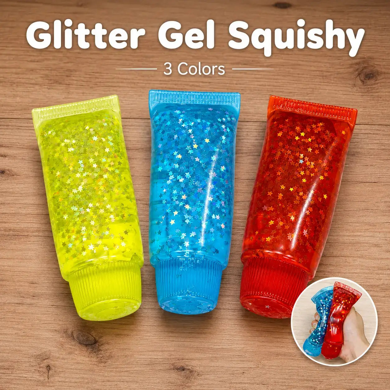 Toothpaste Glitter Squishy