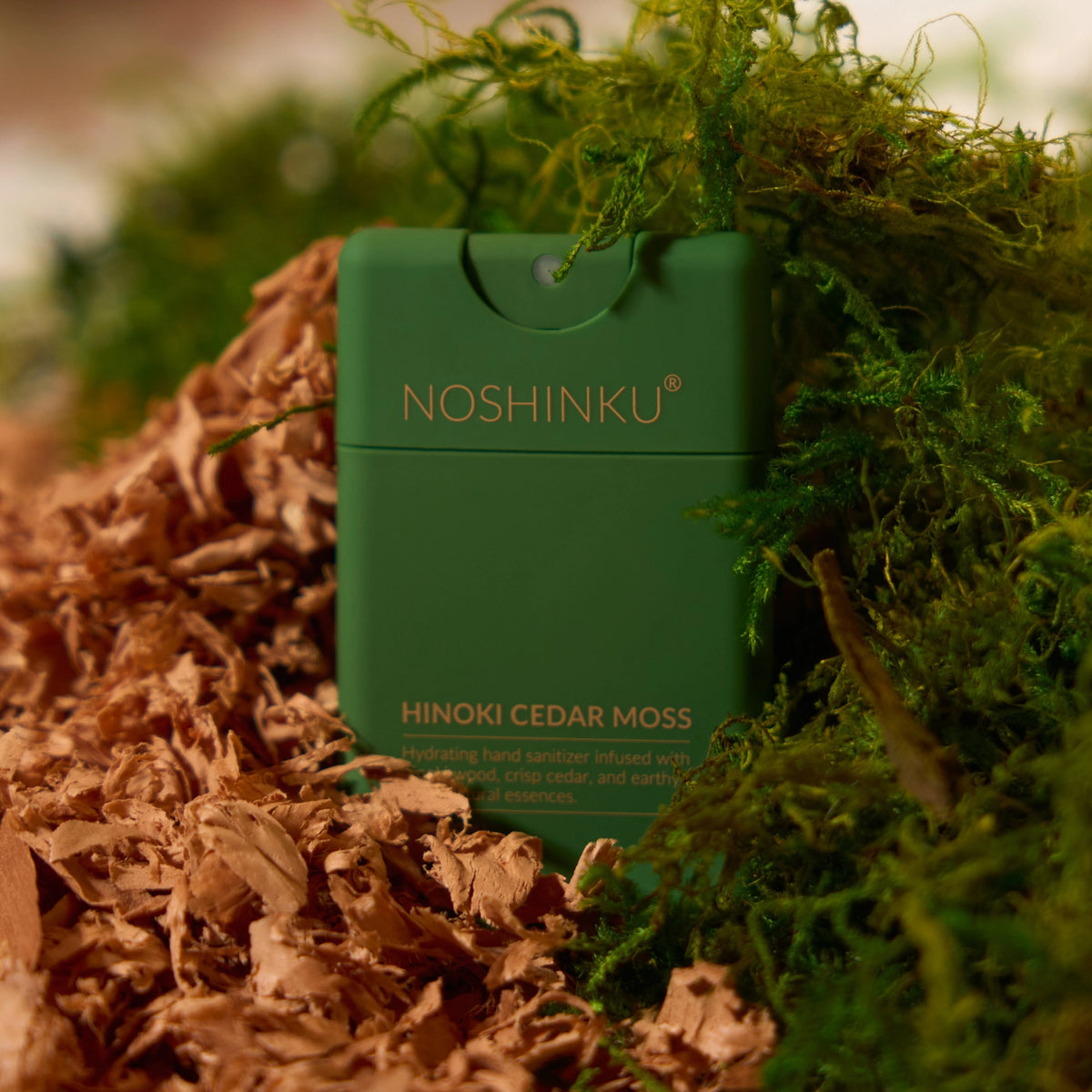 Hinoki Cedar Moss Ultra-Moisturizing Pocket Hand Sanitizer