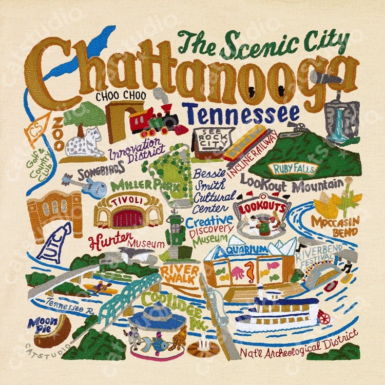 Chattanooga Art Print
