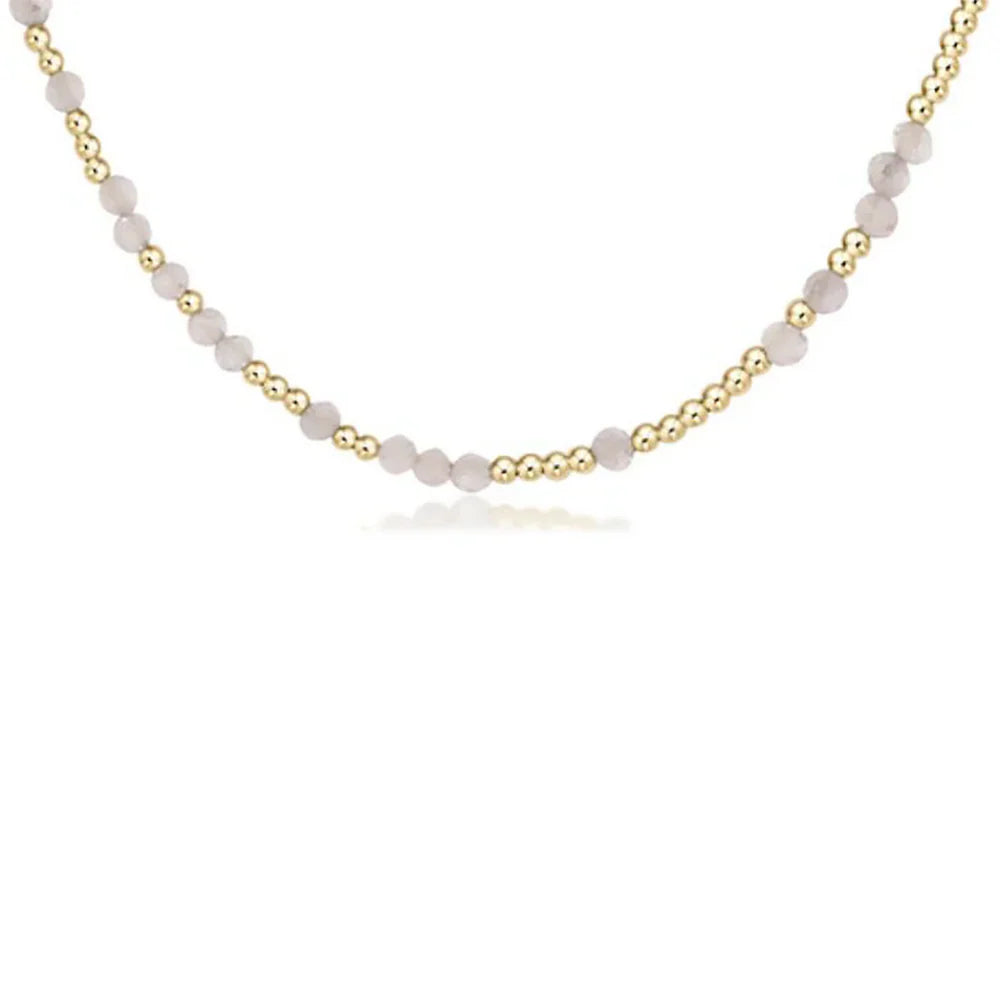 15" Choker Hope Unwritten Gemstone in Labradorite