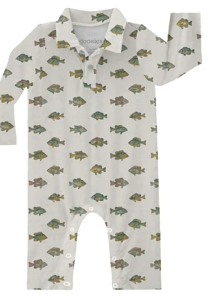 Goosies | Polo Romper Lake Fish
