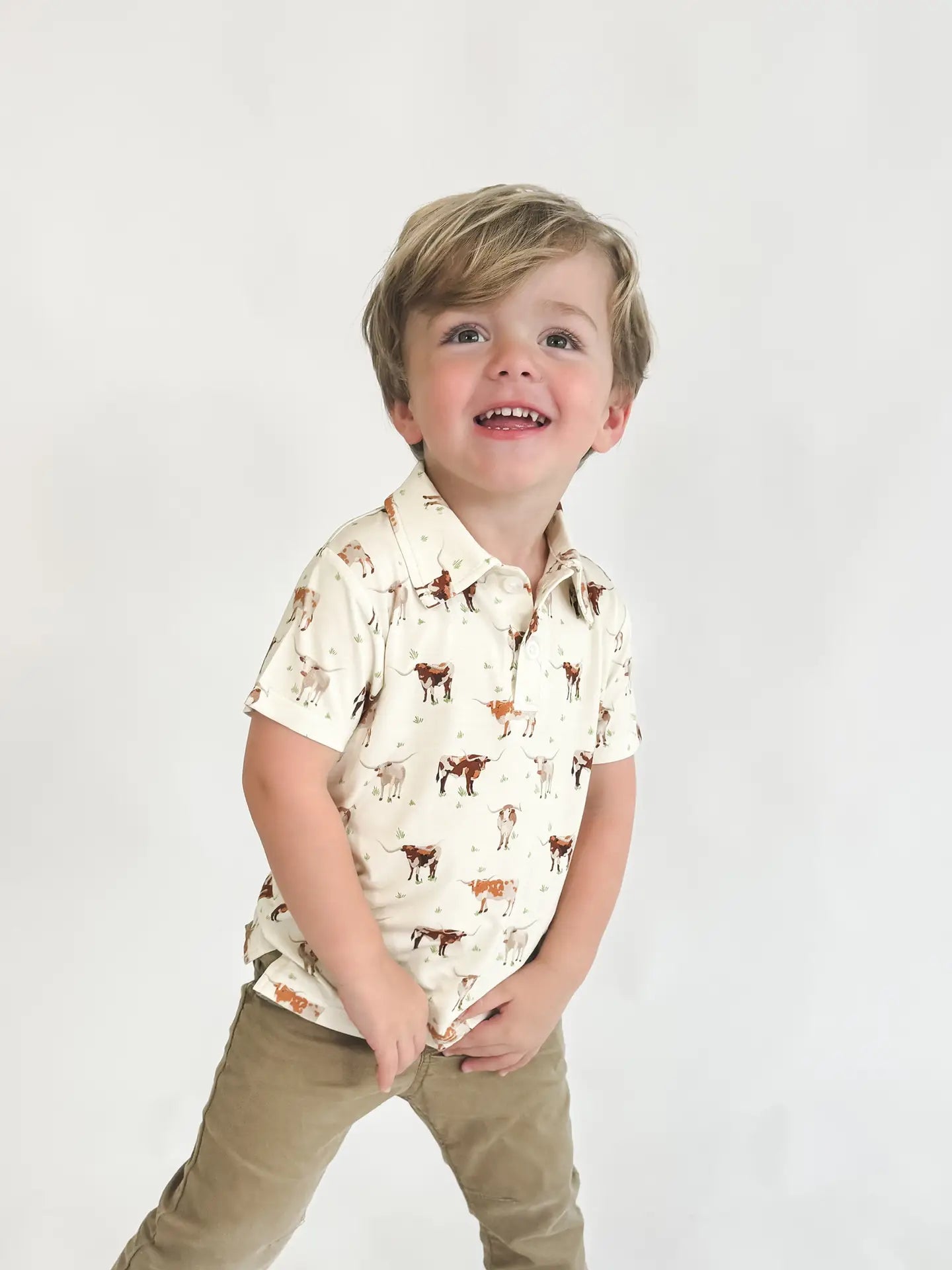 Goosies | Short Sleeve Polo Shirt - Longhorns