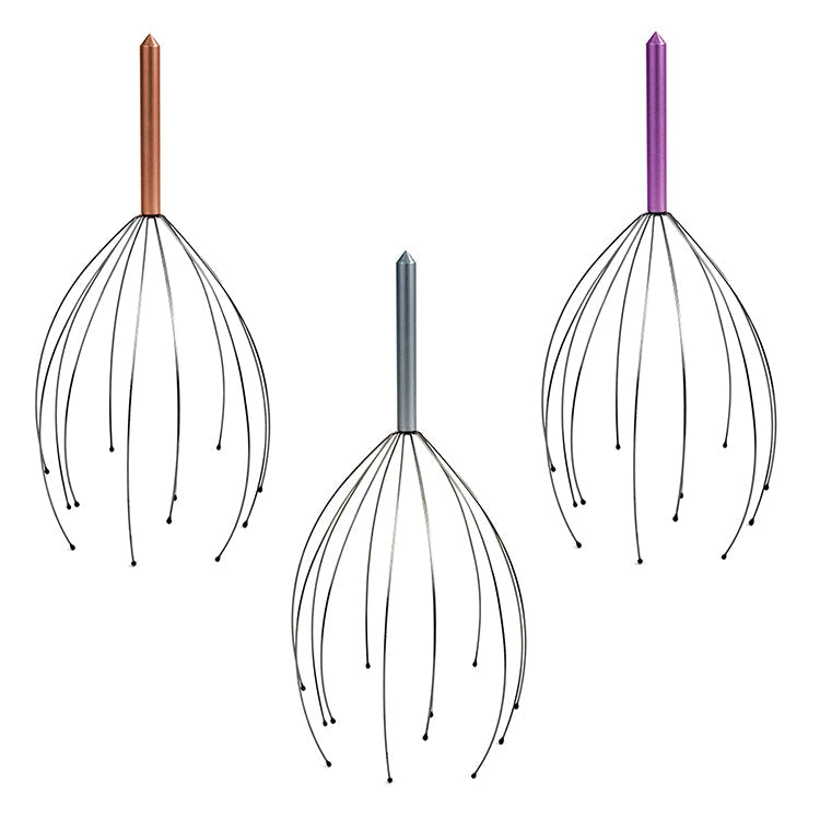 Metallic Head Massager