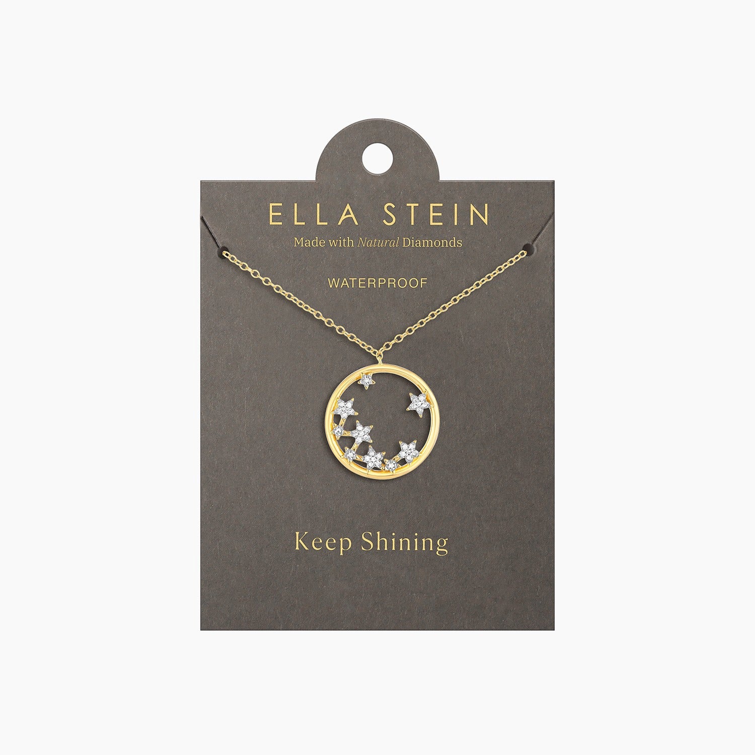 Gold & Diamond A Star is Born Pendant Necklace