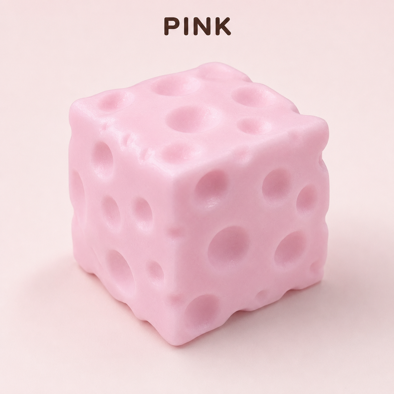 Crunchy Cheese Block Squishy Toy