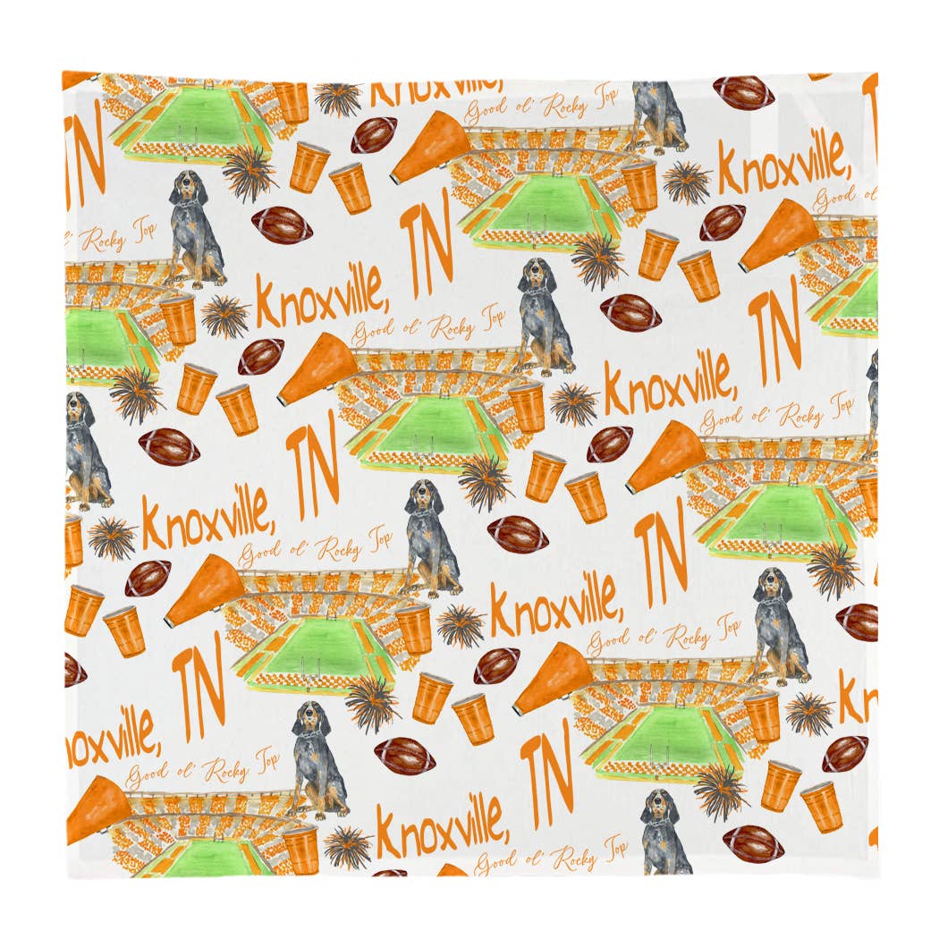 Tennessee Football Pattern Square