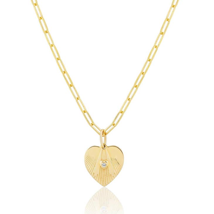 Ela Rae Jewelry | Lara Mini Heart Necklace