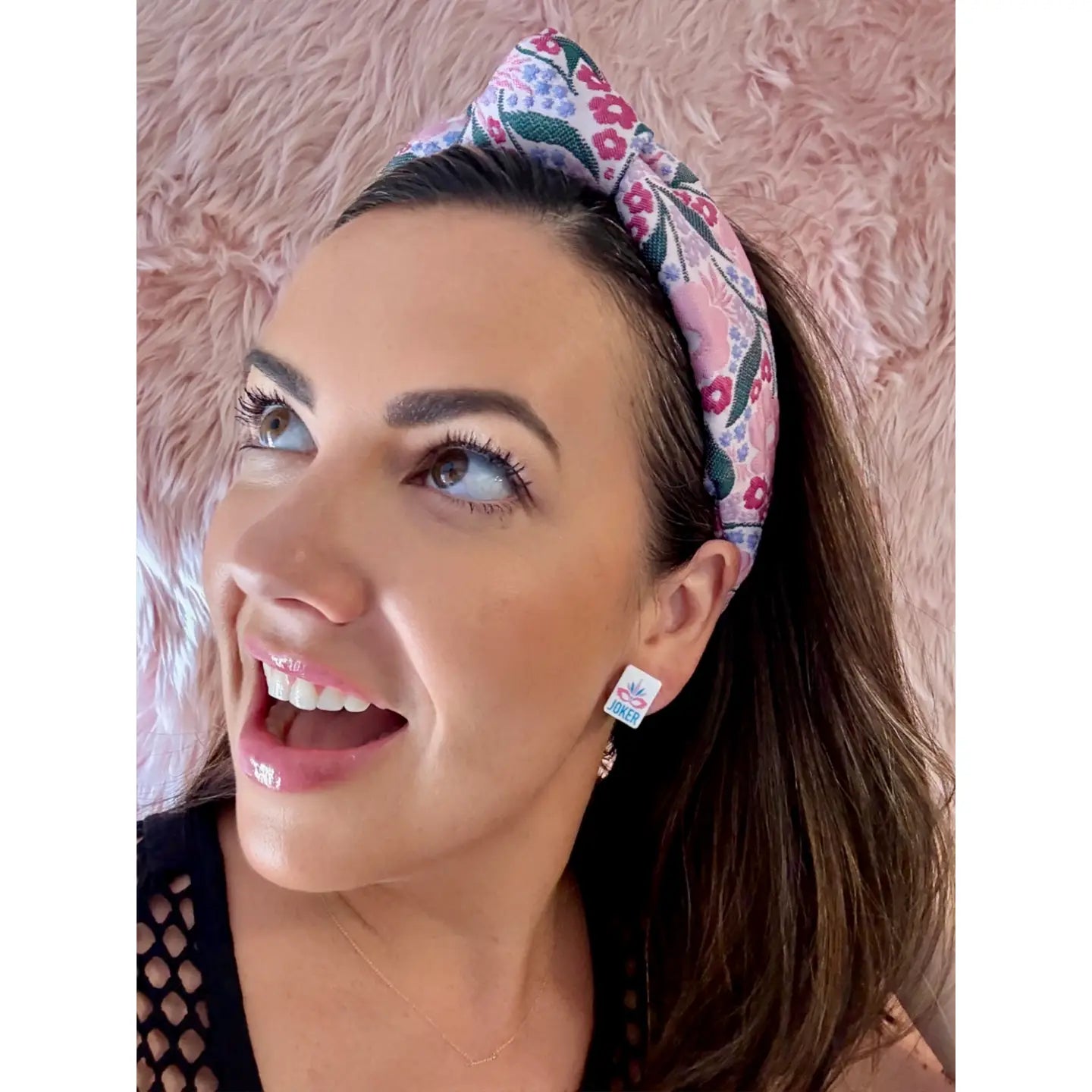 Sandy & Rizzo | Mahjong Joker Stud Earring