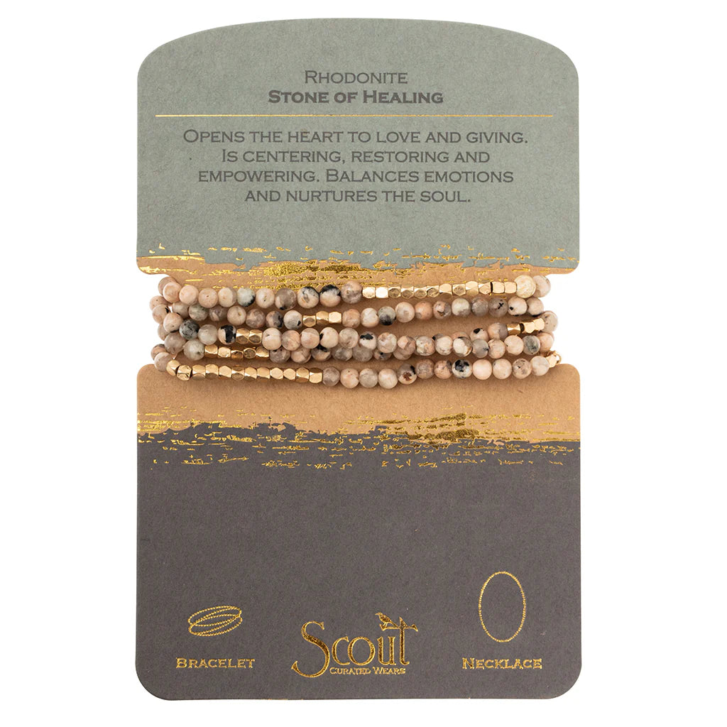 Scout Curated Wears Stone Wrap Bracelet/Necklace