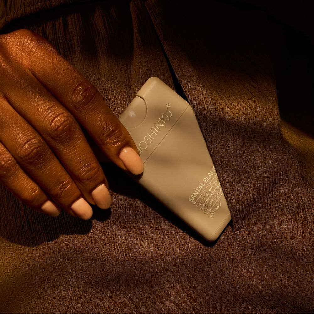 Santal Blanc Hydrating Pocket Hand Sanitizer