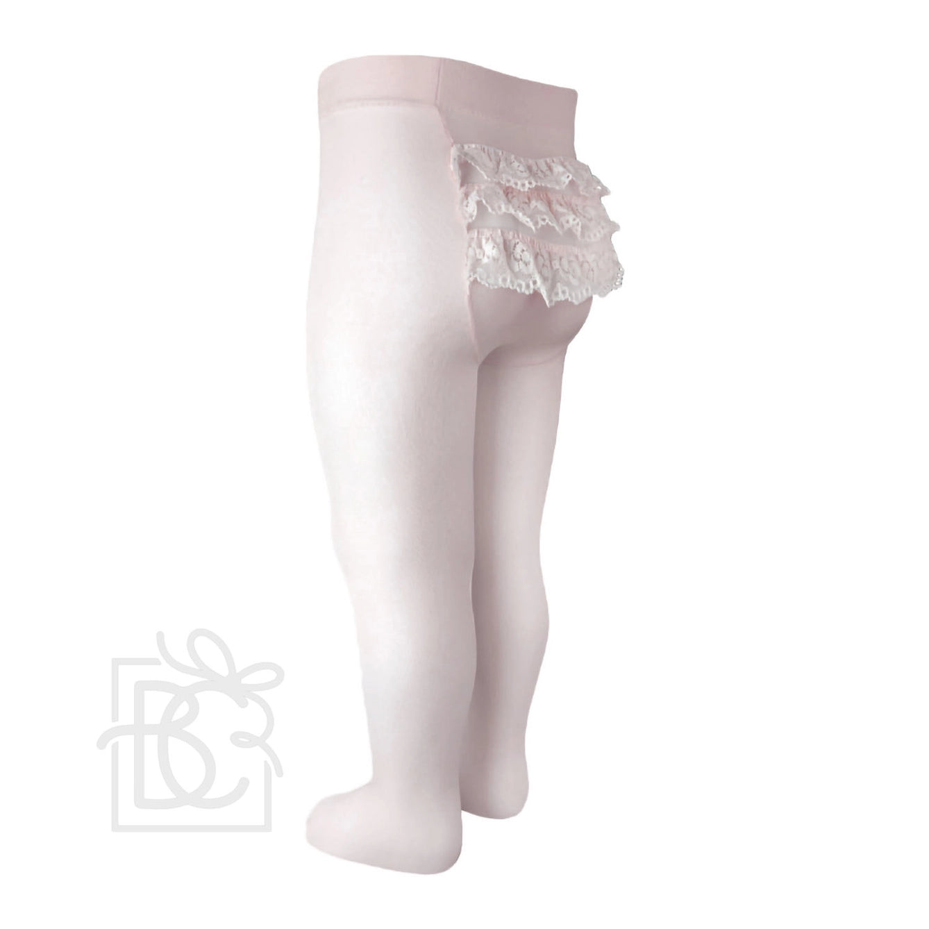 Microfiber Tights with Bottom Lace