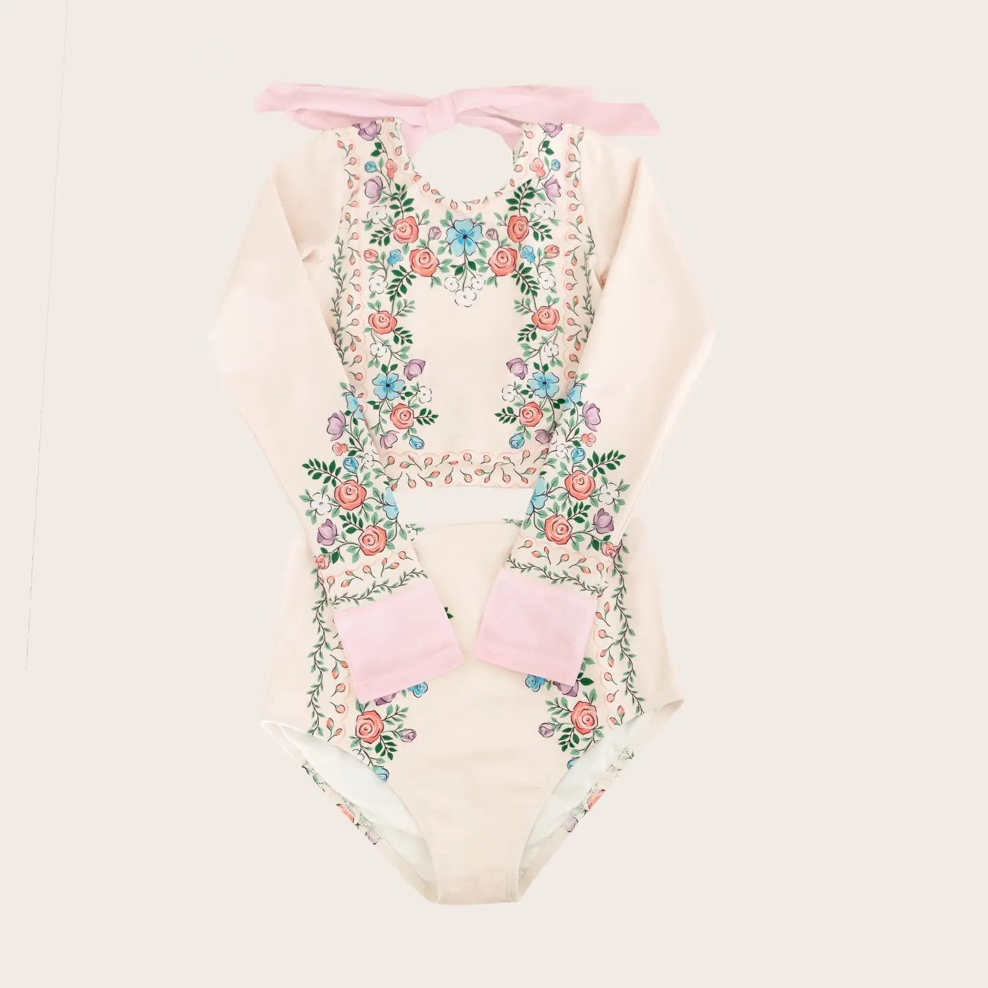 French Riviera Two Piece Long Sleeve Swimsuit