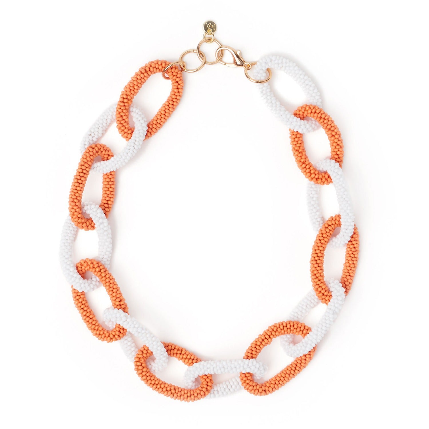 Gameday Chain Link Beaded Necklace