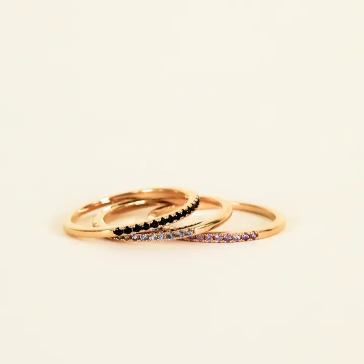 JaxKelly | Half Pavé Ring