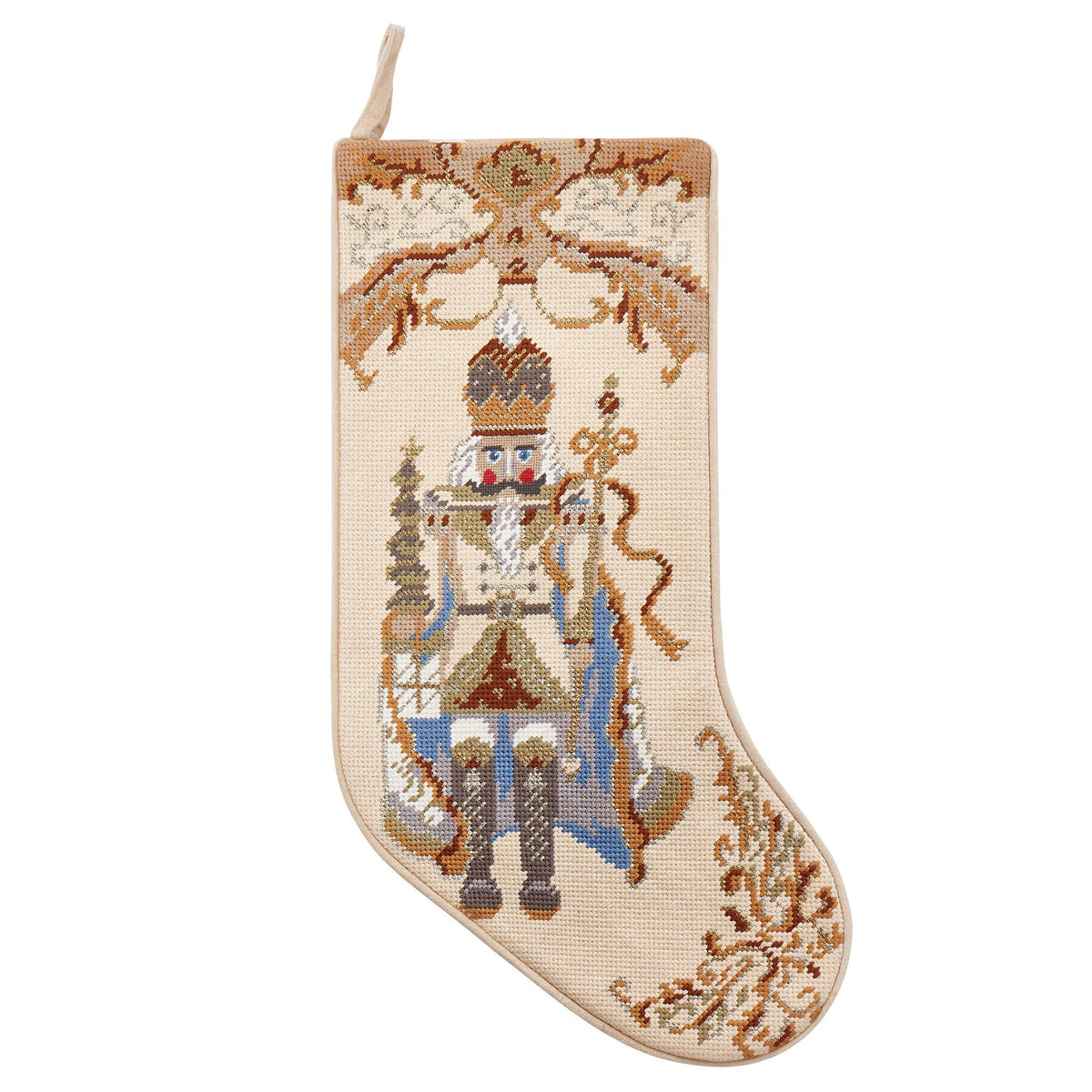 Nutcracker Needlepoint Stocking
