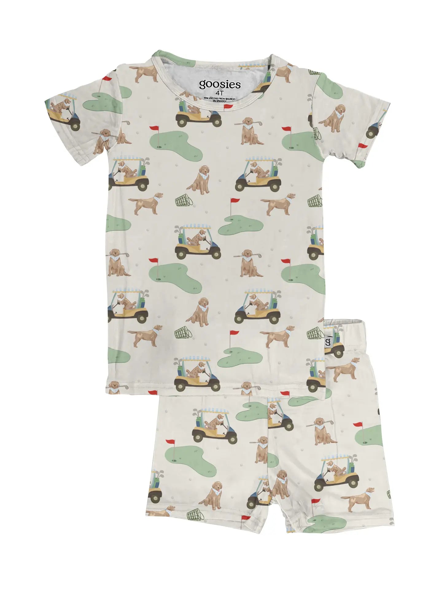 Barks & Birdies Short Sleeve & Shorts PJ Set