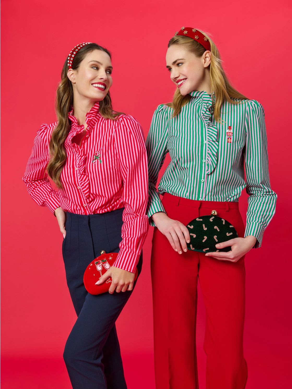 Holiday Ruffle Blouses