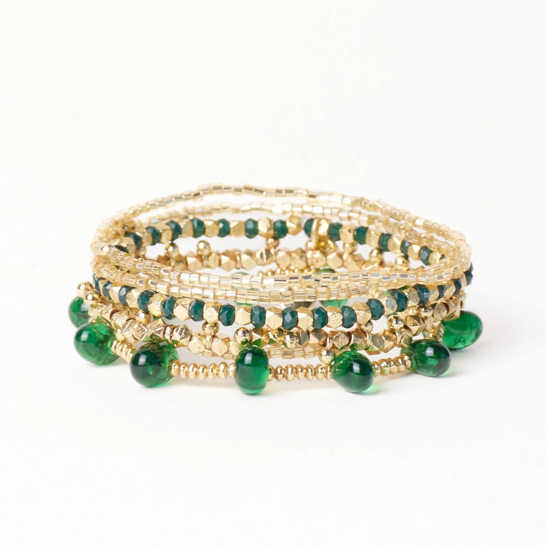 Ella Stack of 5 Stretch Bracelets