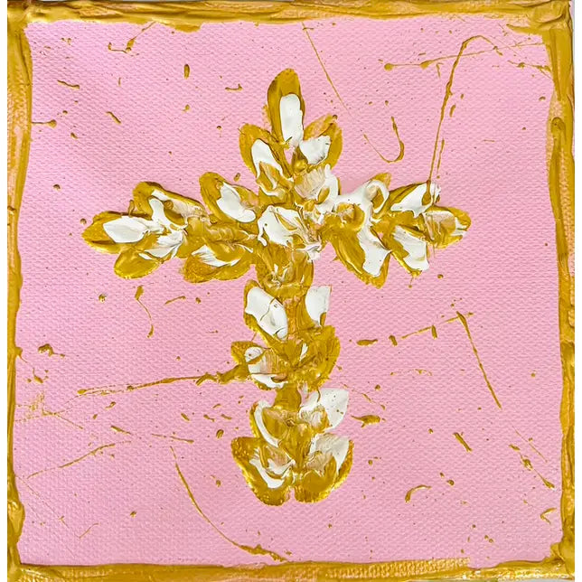 Cross Hand Painted Canvas