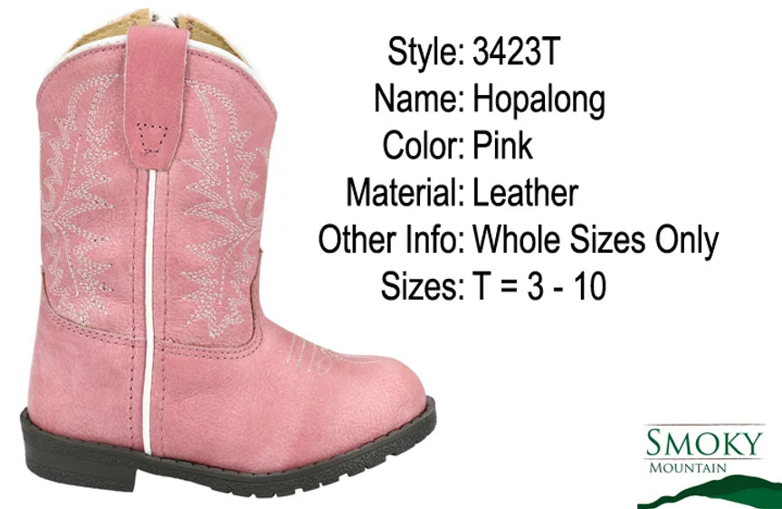 Smokey Mountain Boots | Hopalong Pink Boots