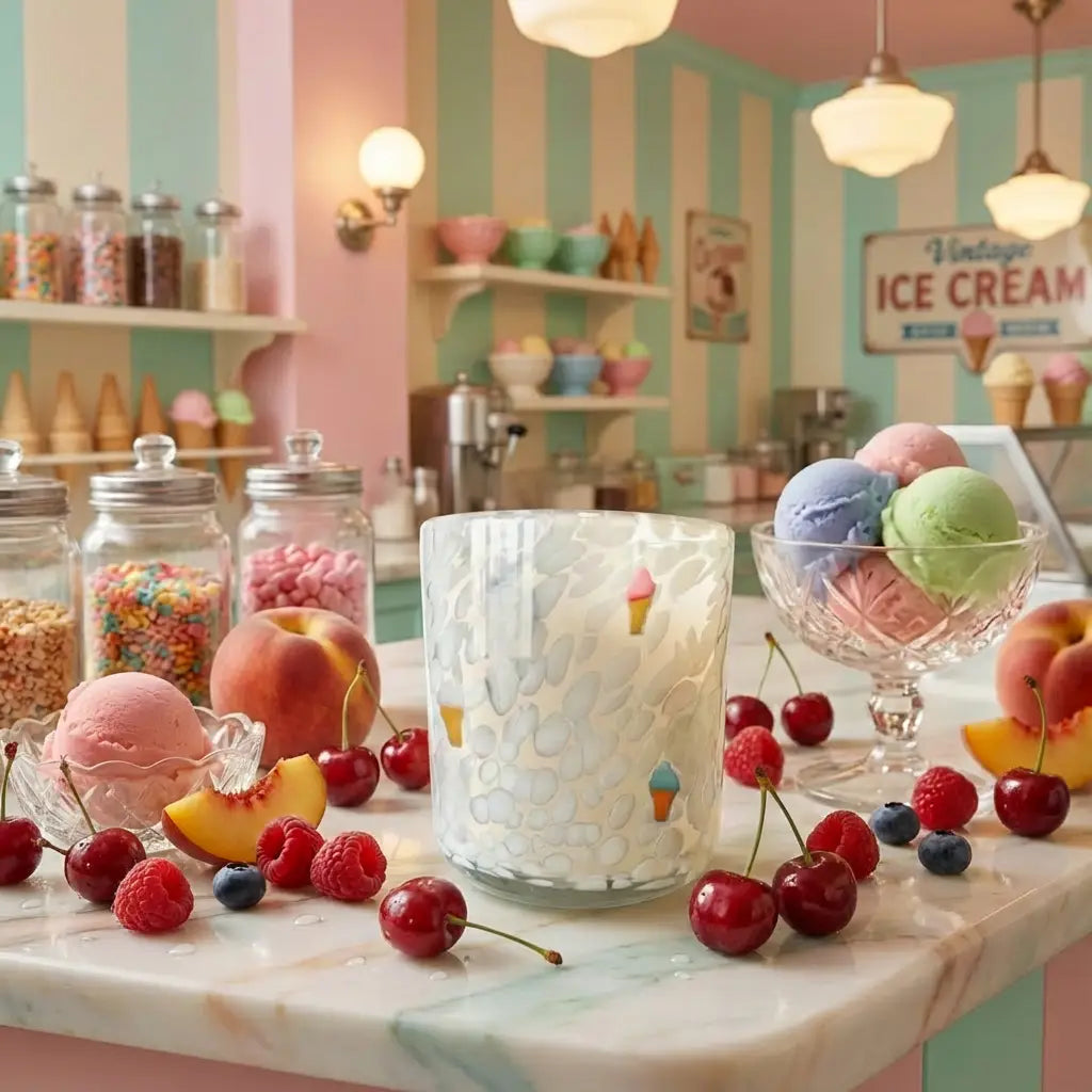 Sherbet Cone Candle