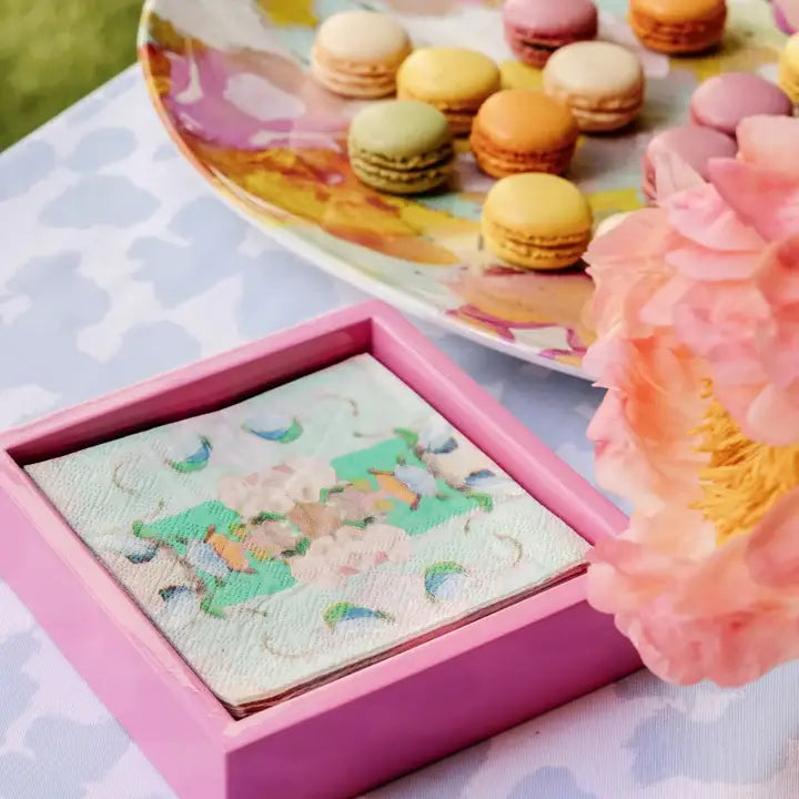 Laura Park | Monet's Garden Green Cocktail Napkins
