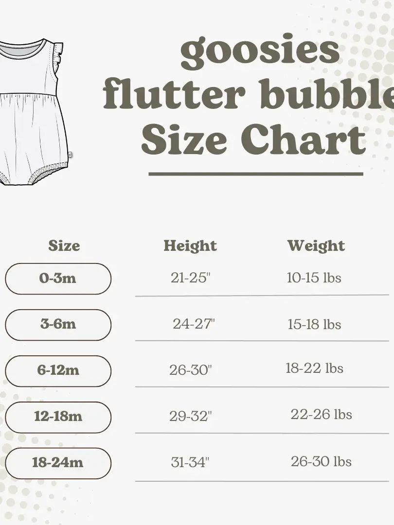 Spring Chickens Short Flutter Sleeve Bubble