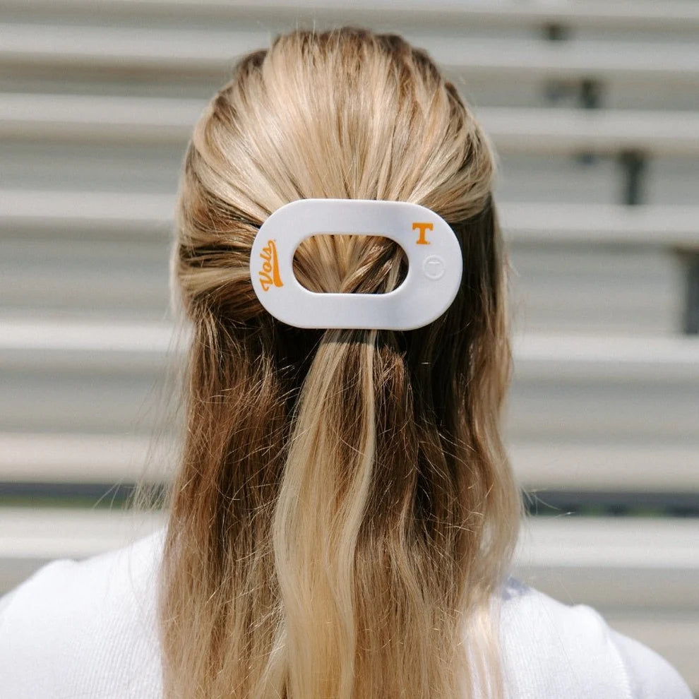 Teleties Large Flat Round Hair Clip