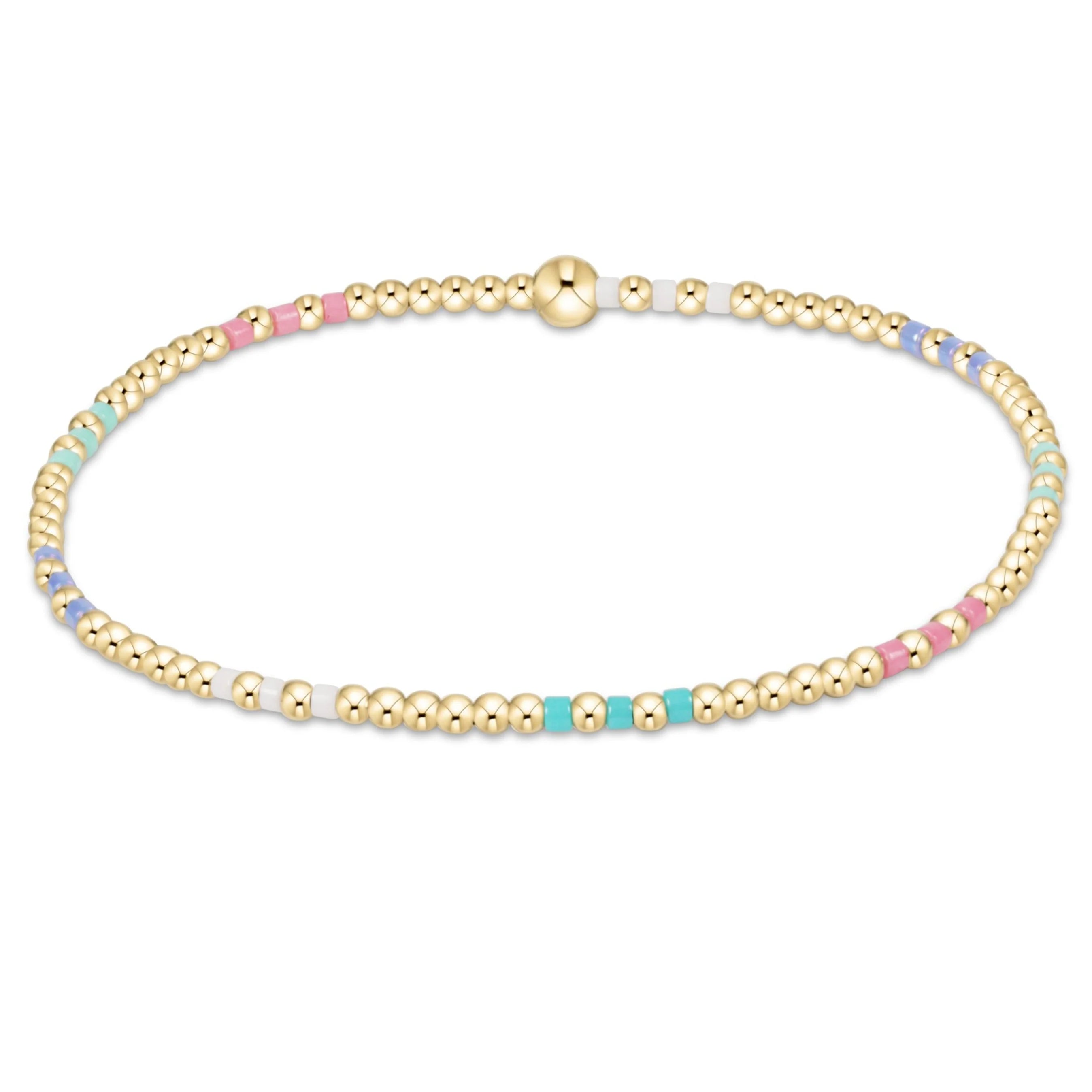 eNewton | Hope Joy Pattern 2mm Bead Bracelet