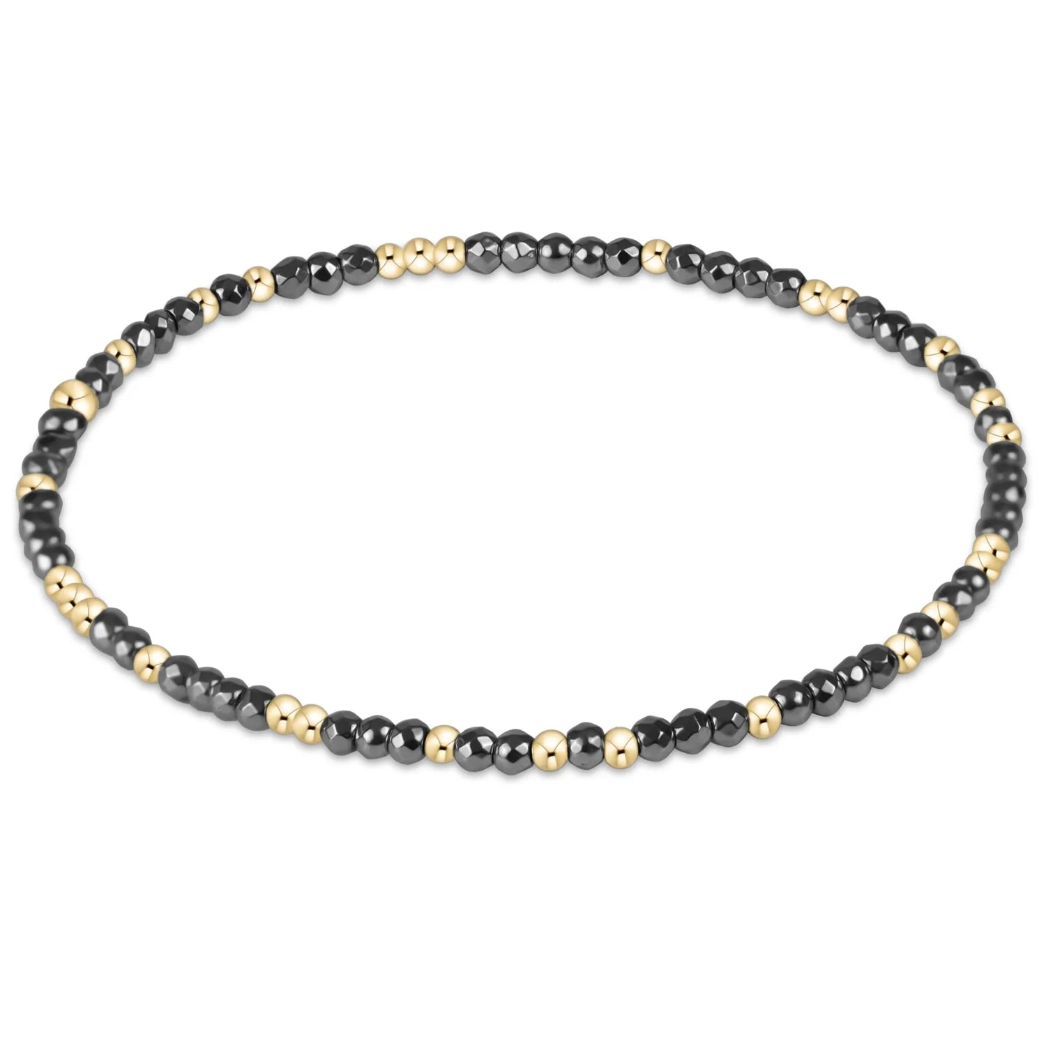 eNewton | Extends Hematite Hope Unwritten 2mm Bead Bracelet