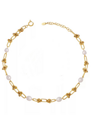HJANE Jewels | Pearl Rope Knot Necklace