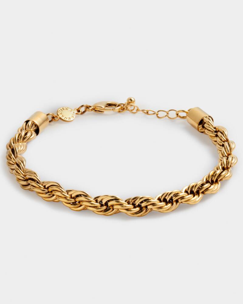 Reine Waterproof Gold Rope Bracelet