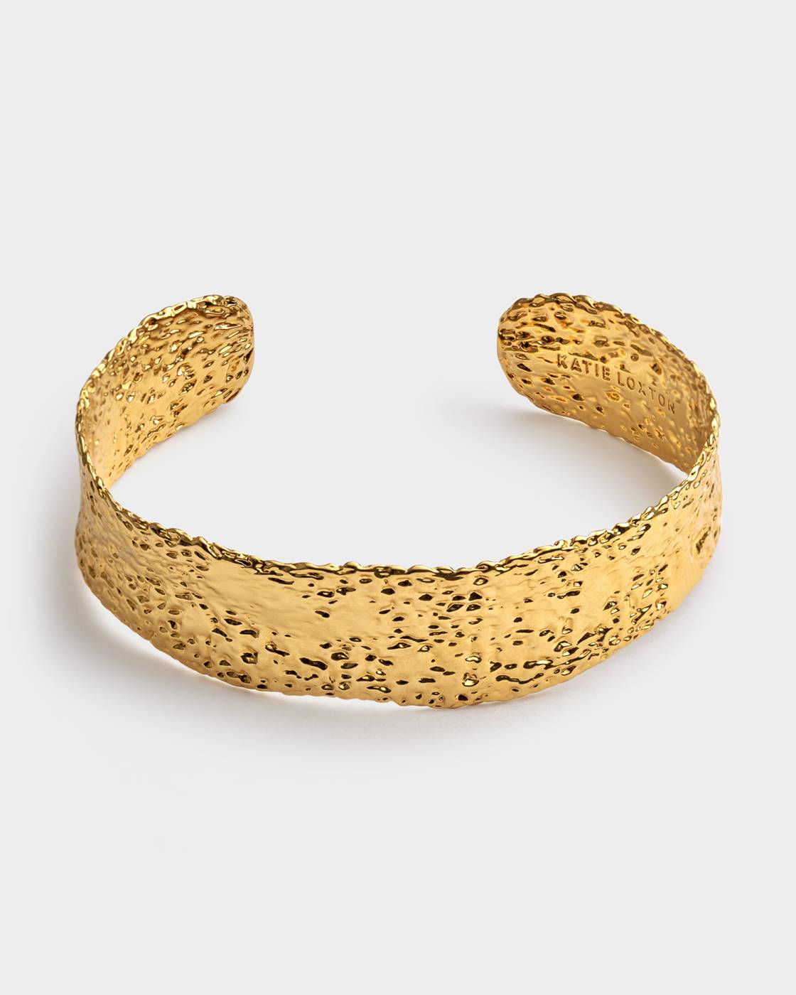 Luxe Lock Textured Bangle