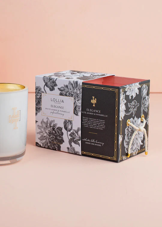 Lollia | Boxed Perfumed Luminary Candle - Elegance