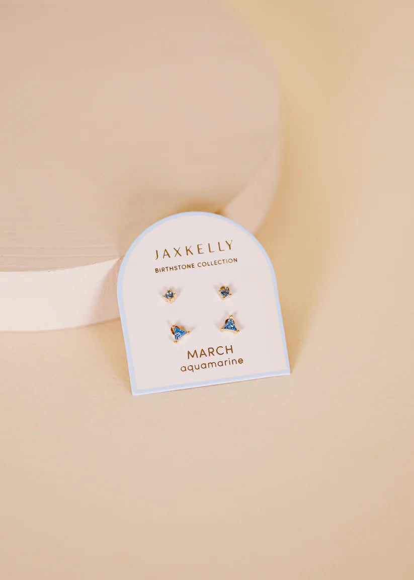 JAXKELLY || Birthstone Earrings