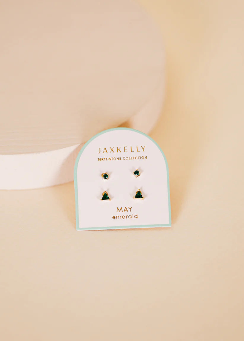 JAXKELLY || Birthstone Earrings