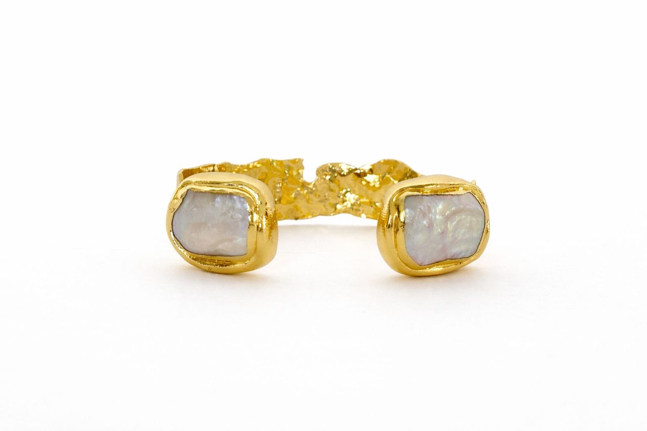 Mist Medium Gold Cuff