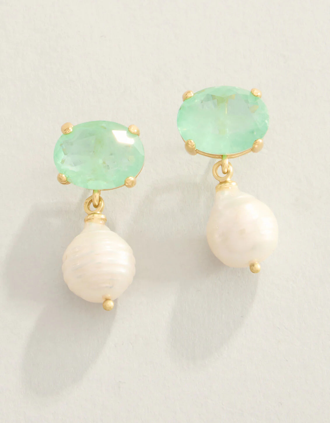 Spartina 449 | Naiad Pearl Earrings Sea Foam