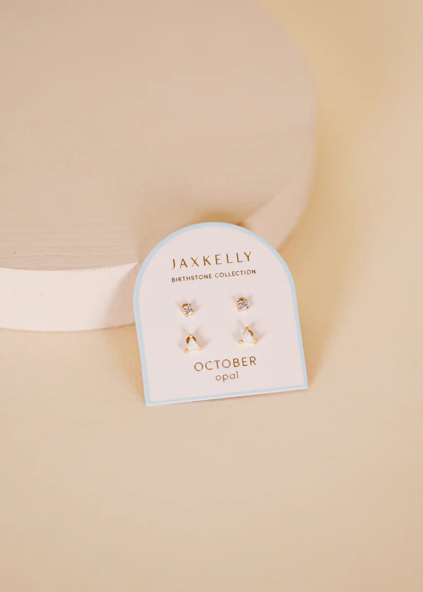 JAXKELLY || Birthstone Earrings