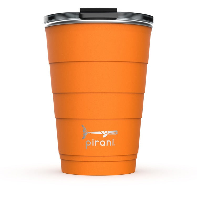 16oz Solid Matte Tumbler - Solar Orange