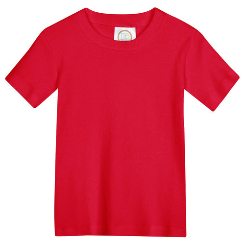 Boy's Short Sleeve Red T-Shirt