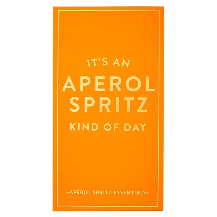 Barware Book Box- Aperol