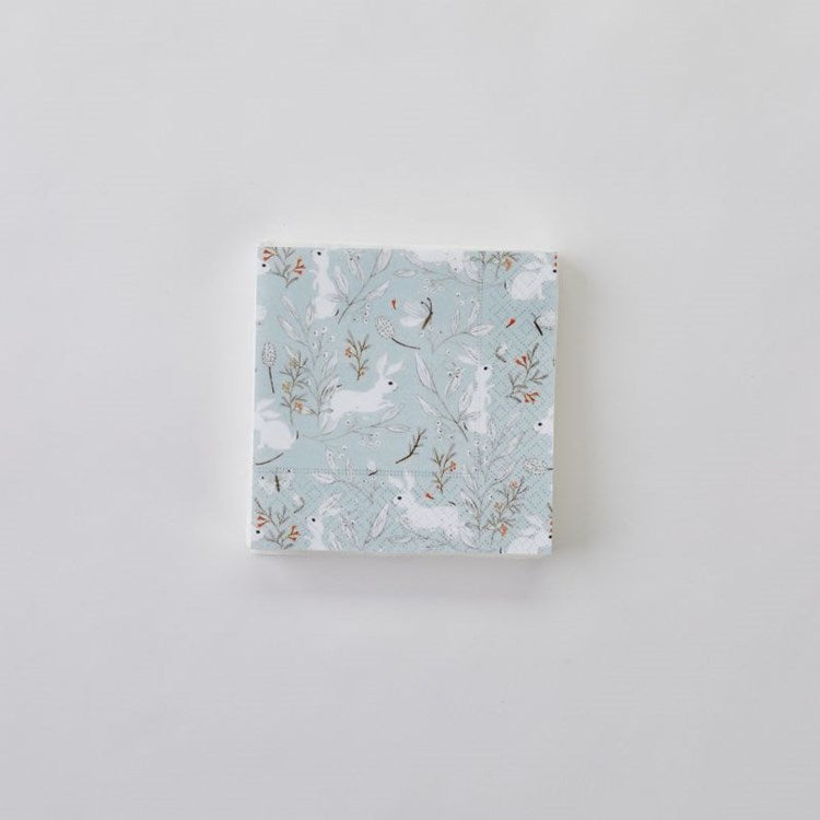 Tableau | Frolicking Bunny Paper Cocktail Napkins