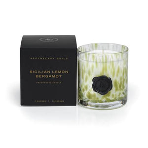 Zodax | AG Opal Glass Candle - Sicilian Lemon Bergamot