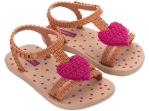My First Impanema Baby Sandals - Beige/Beige/Hot Pink