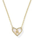 Kendra Scott | Heart Letter Pendant Necklace