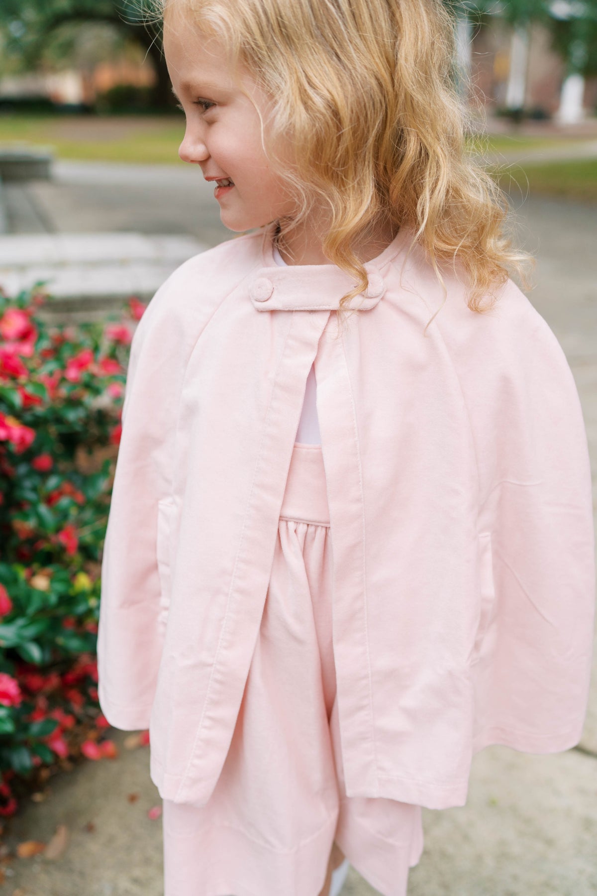 Royal Cape - Petite Pink Velvet