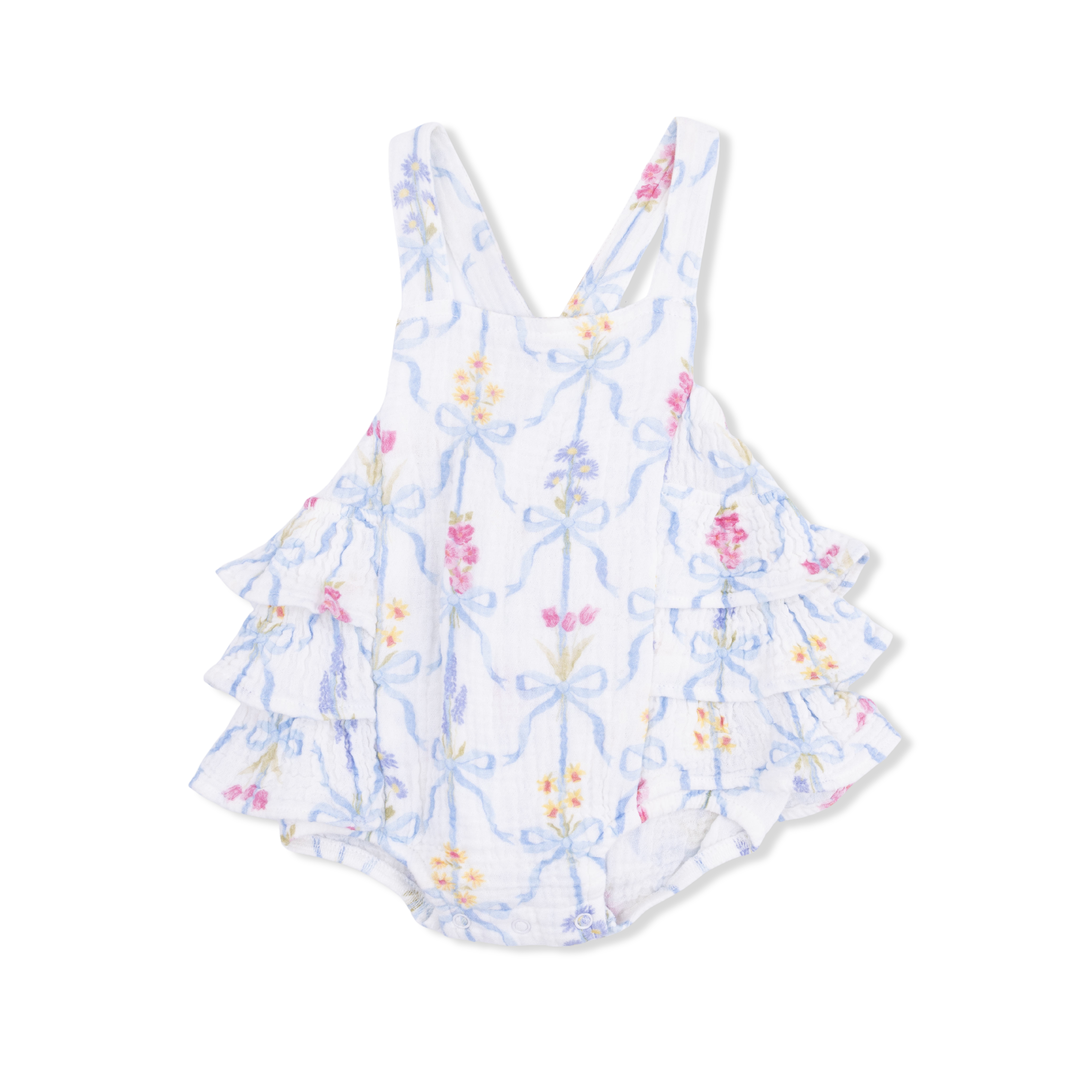 Angel Dear | Ribbon Bouquets - Ruffle Sunsuit