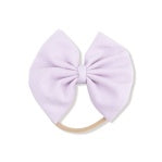 Angel Dear | Orchid Hush Big Bow on Soft Headband
